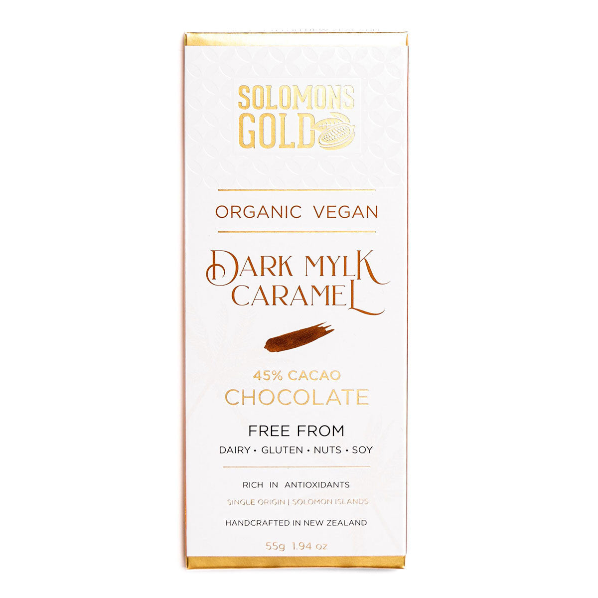 Solomons Gold Dark Mylk Caramel 45% Cacao Chocolate _1