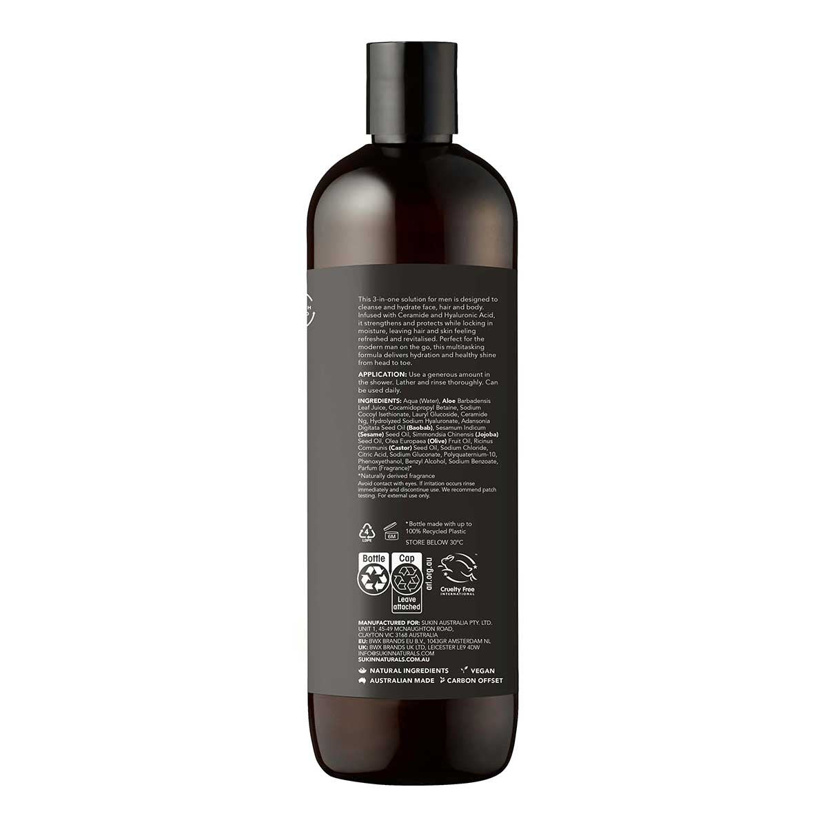 Sukin 3-in-1 Wash For Men _2