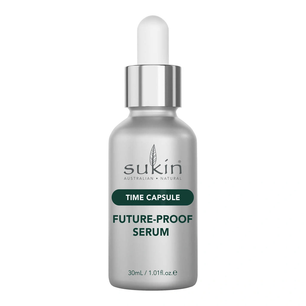 Sukin Time Capsule Future-Proof Serum bottle on a white background