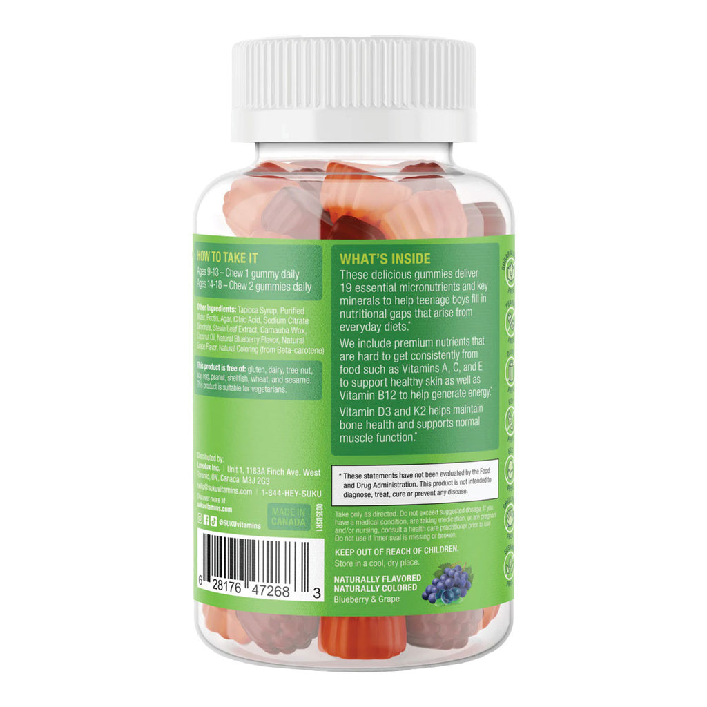 SUKU Vitamins Teen Boy Total Multi _2