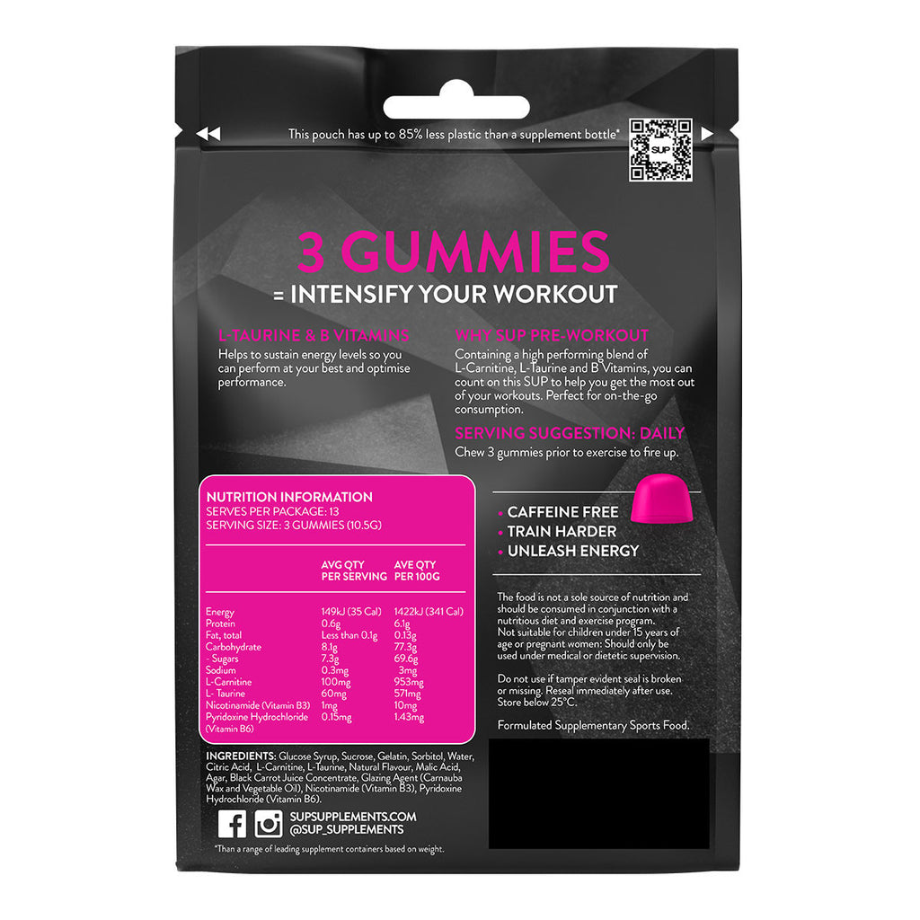 SUP Pre-Workout High Performance Gummies _2