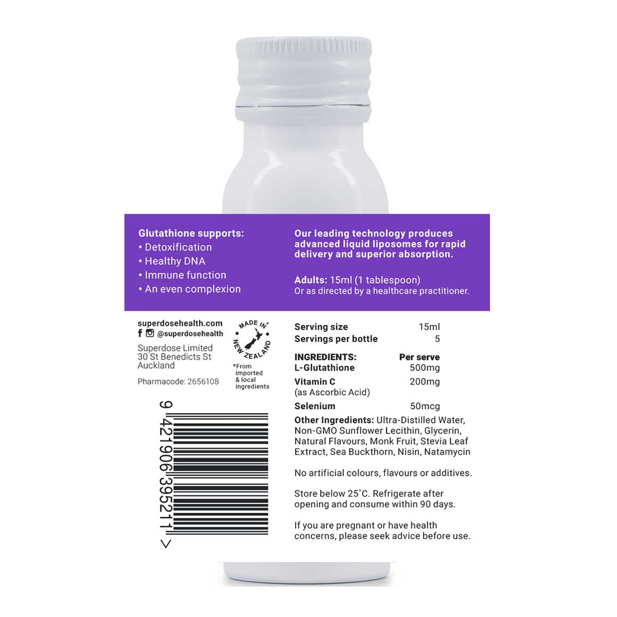 superdose Glutathione Liposomal 500mg _4