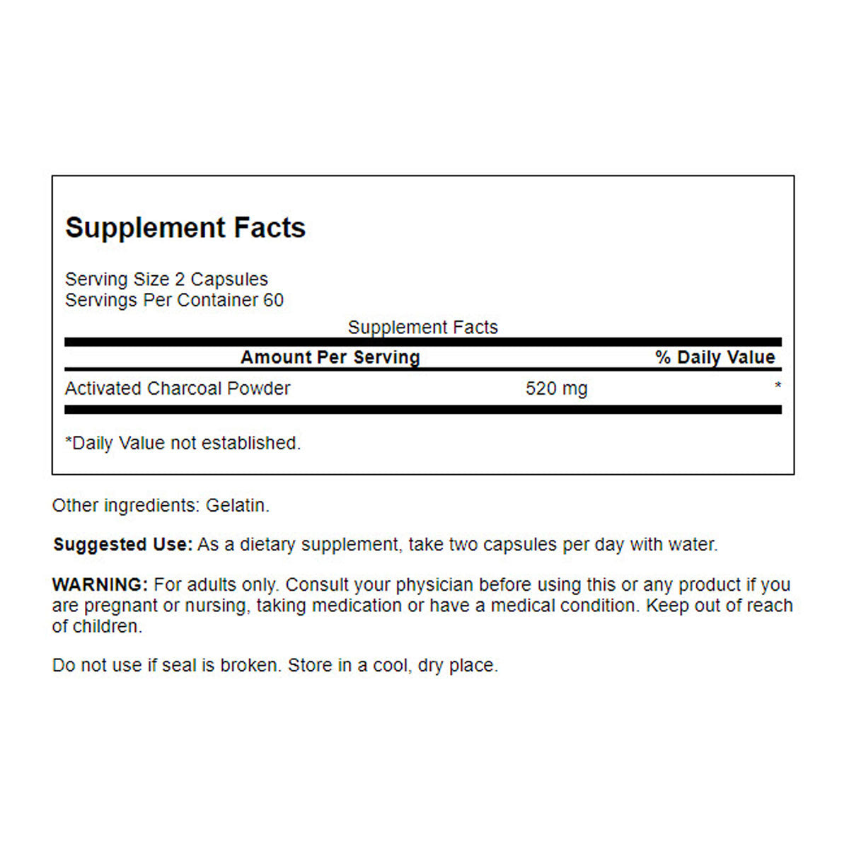 Swanson Activated Charcoal Capsules _2