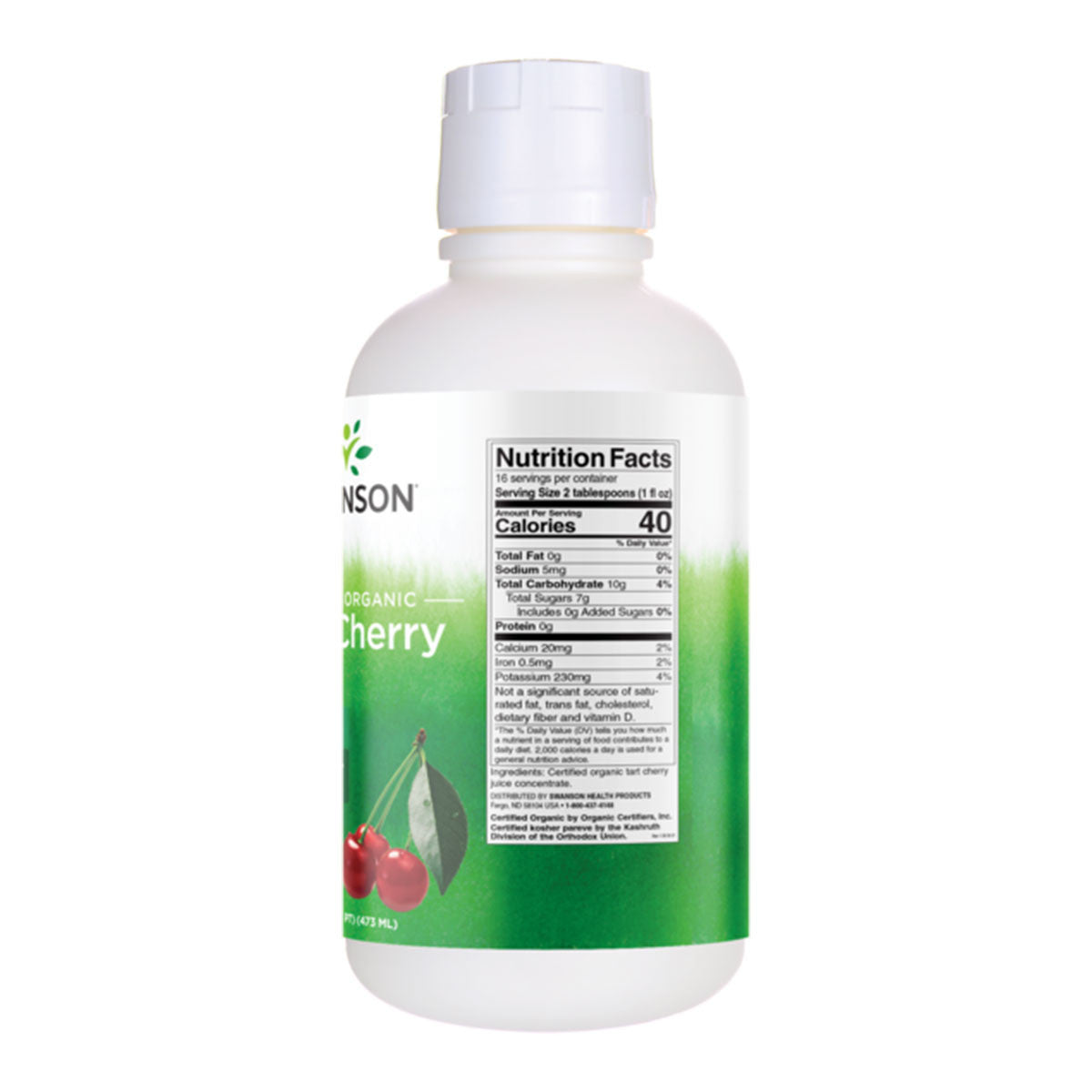 Swanson Certified Organic Tart Cherry Juice _2