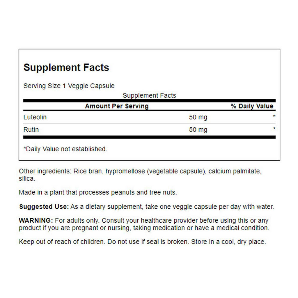Swanson Luteolin Complex Brain & Nervous System Health _2