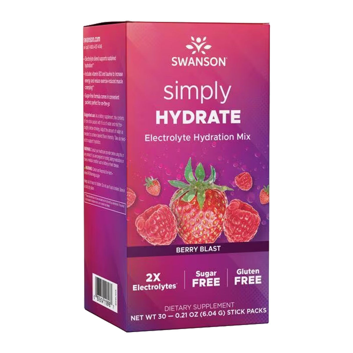 Swanson Simply Hydrate Electrolyte Hydration Mix - Berry Blast _2
