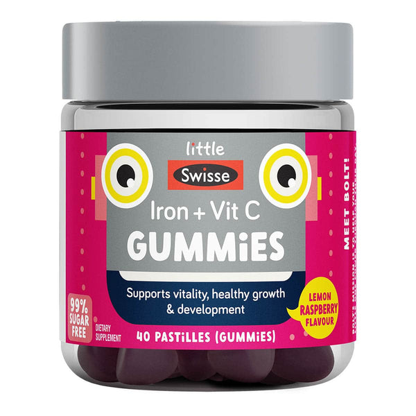 Little Swisse Iron + Vit C Gummies