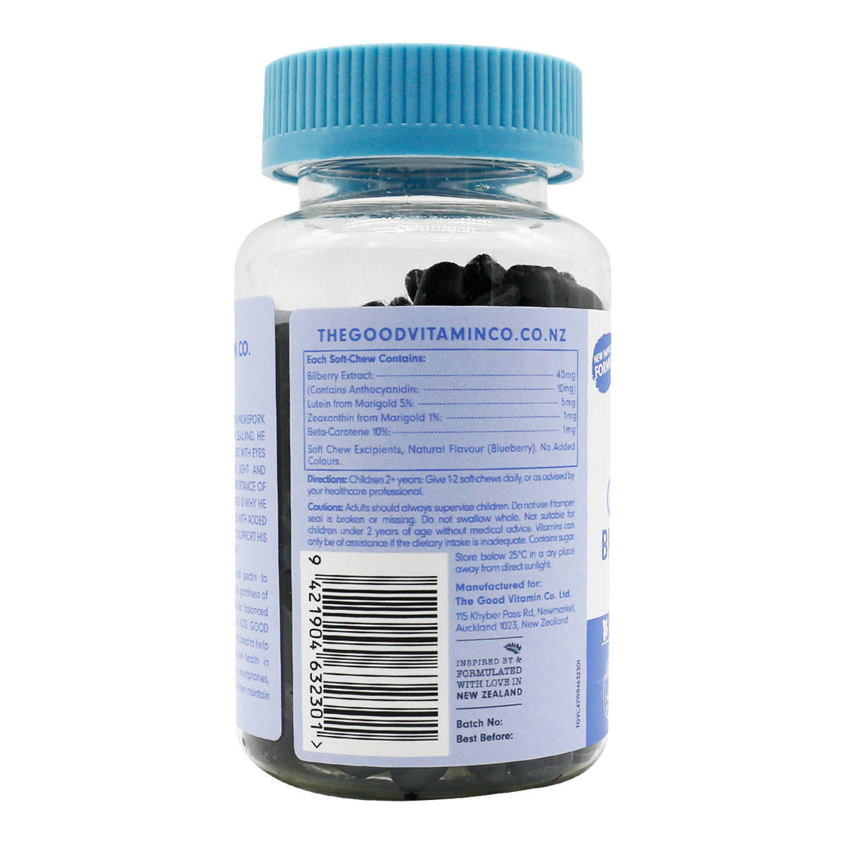 The Good Vitamin Co Ltd Kids Good Bilberry Lutein Eye Health_2