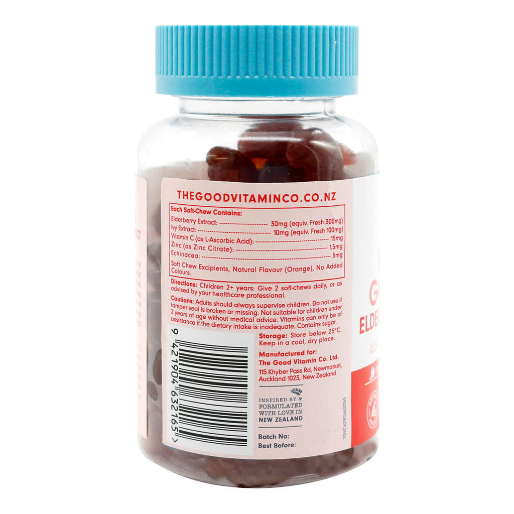 The Good Vitamin Co Ltd Kids Good Elderberry Ivy Extract Ills and Chills_2