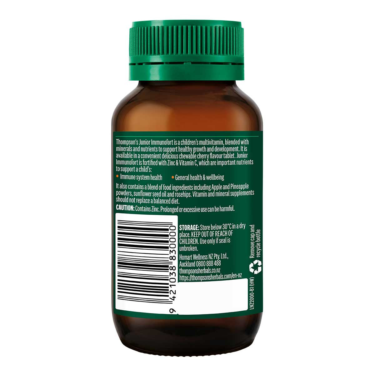 Thompson's Junior Immunofort - Cherry Flavour _4