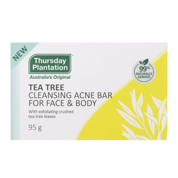 Tea Tree Cleansing Acne Bar For Face & Body