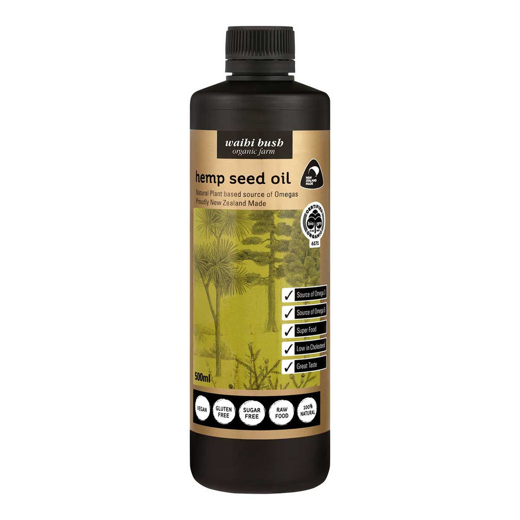 Waihi Bush Certified Organic Hemp Seed Oil _2