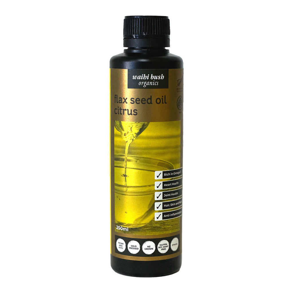 Waihi Bush Flax Seed Oil Citrus _1