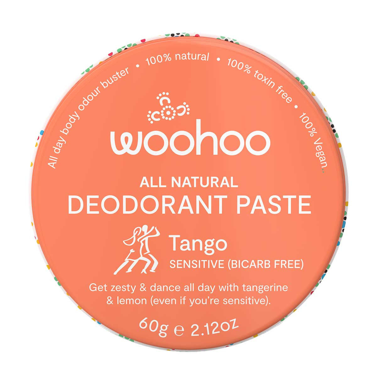 Woohoo! All Natural Deodorant Paste - Tango _1