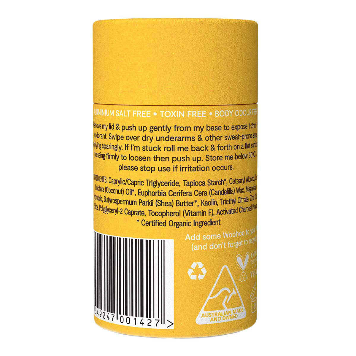 Woohoo! Natural Deodorant Stick - Mellow _2