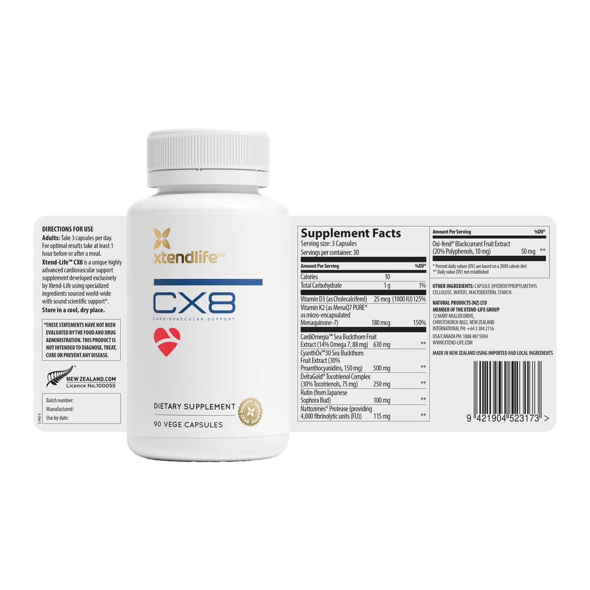 Xtend-Life CX8 - Cardiovascular Support _2