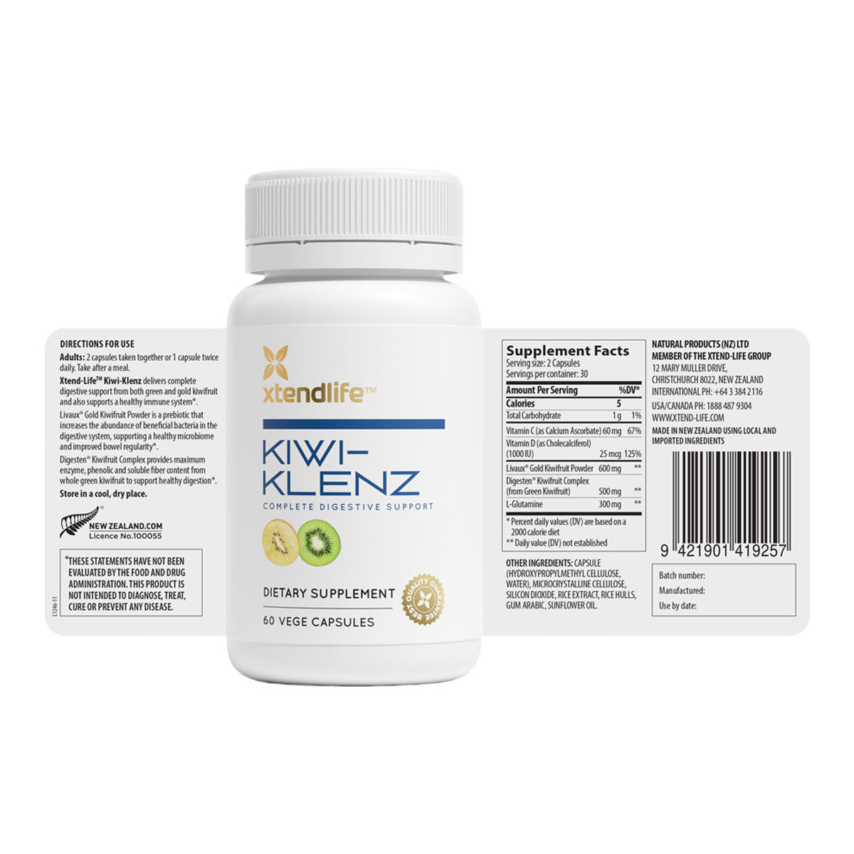 Xtend-Life Kiwi-Klenz Complete Digestive Support _2