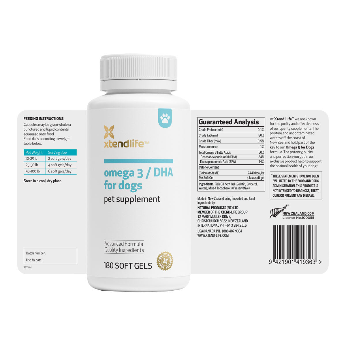 Xtendlife Omega 3 for Dogs _2