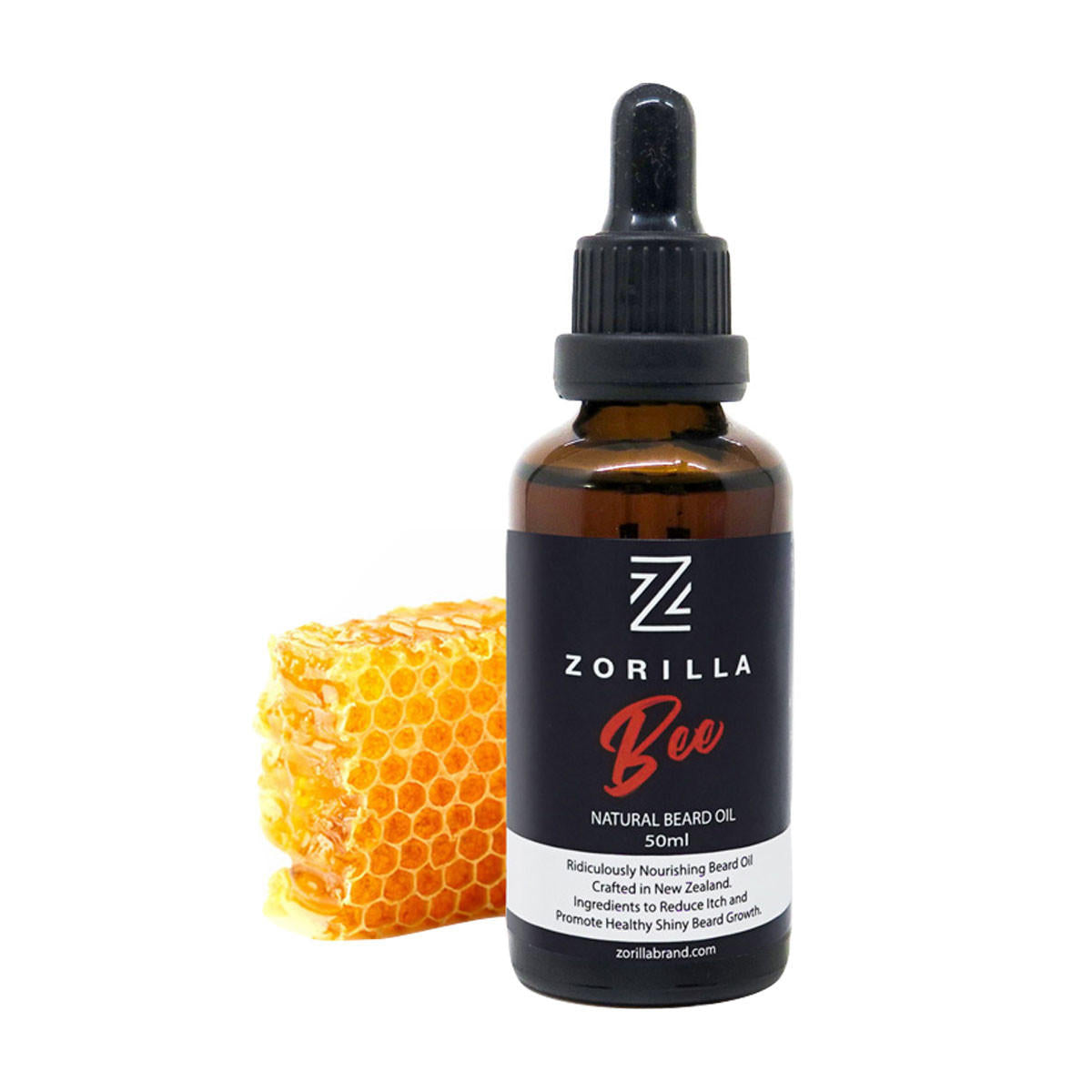 Zorilla Bee Natural Beard Oil Bergmot and Black Pepper_2