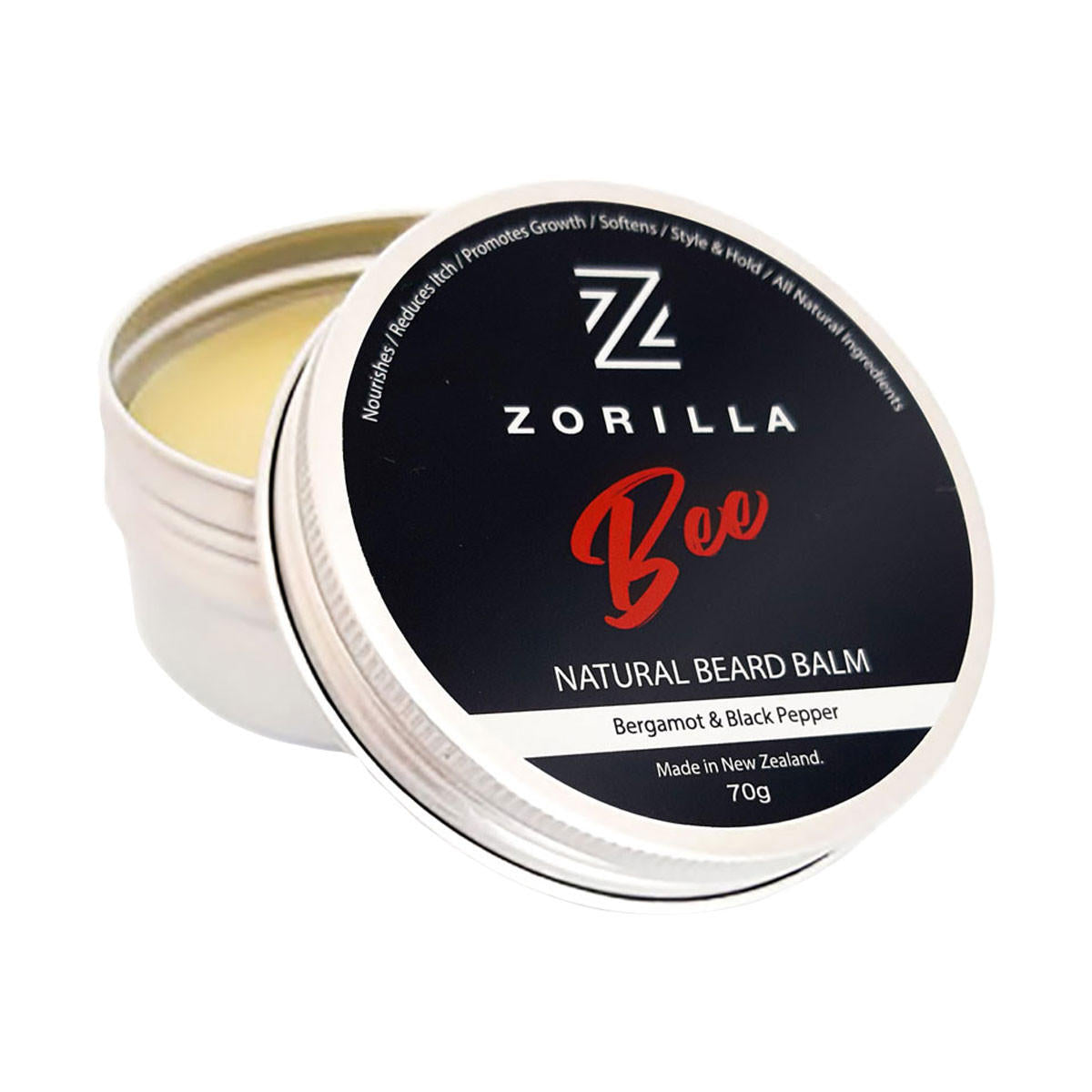 Zorilla Natural Beard Balm Bergamot and Black Pepper_1