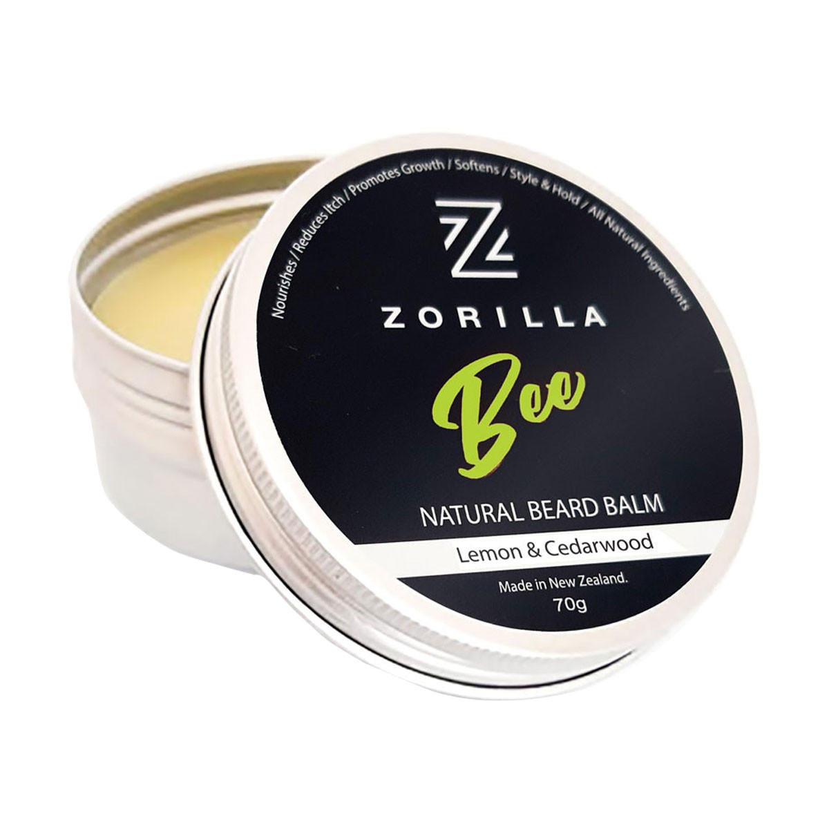 Zorilla Natural Beard Balm Cedarwood and Lemon_1